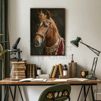 Regal Horse Majesty Historical Art Animal Poster PosterGoat