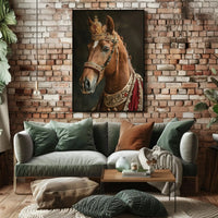 Regal Horse Majesty Historical Art Animal Poster PosterGoat