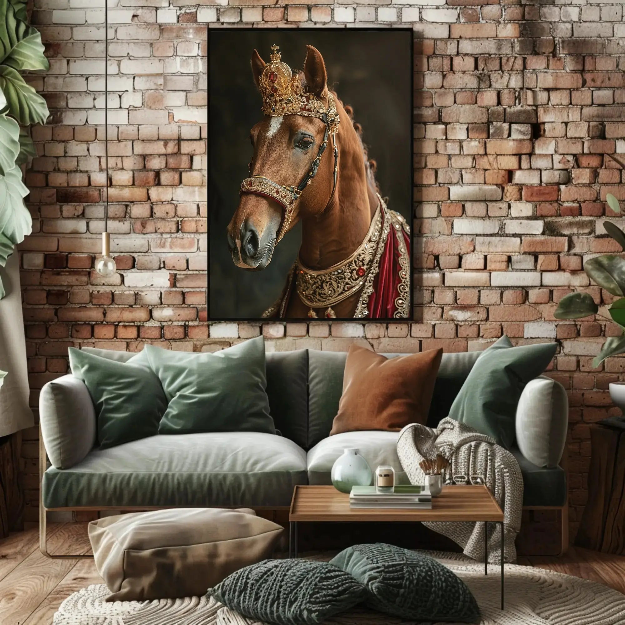 Regal Horse Majesty Historical Art Animal Poster PosterGoat