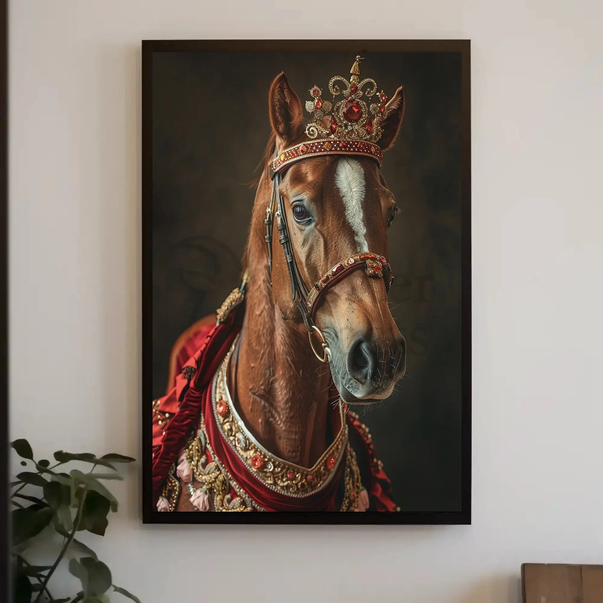 Regal Horse Portrait Art Animal Poster PosterGoat