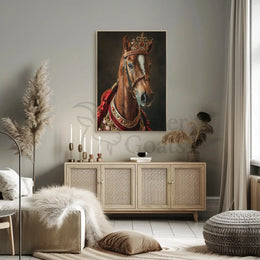 Regal Horse Portrait Art Animal Poster PosterGoat