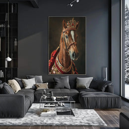Regal Horse Portrait Art Animal Poster PosterGoat