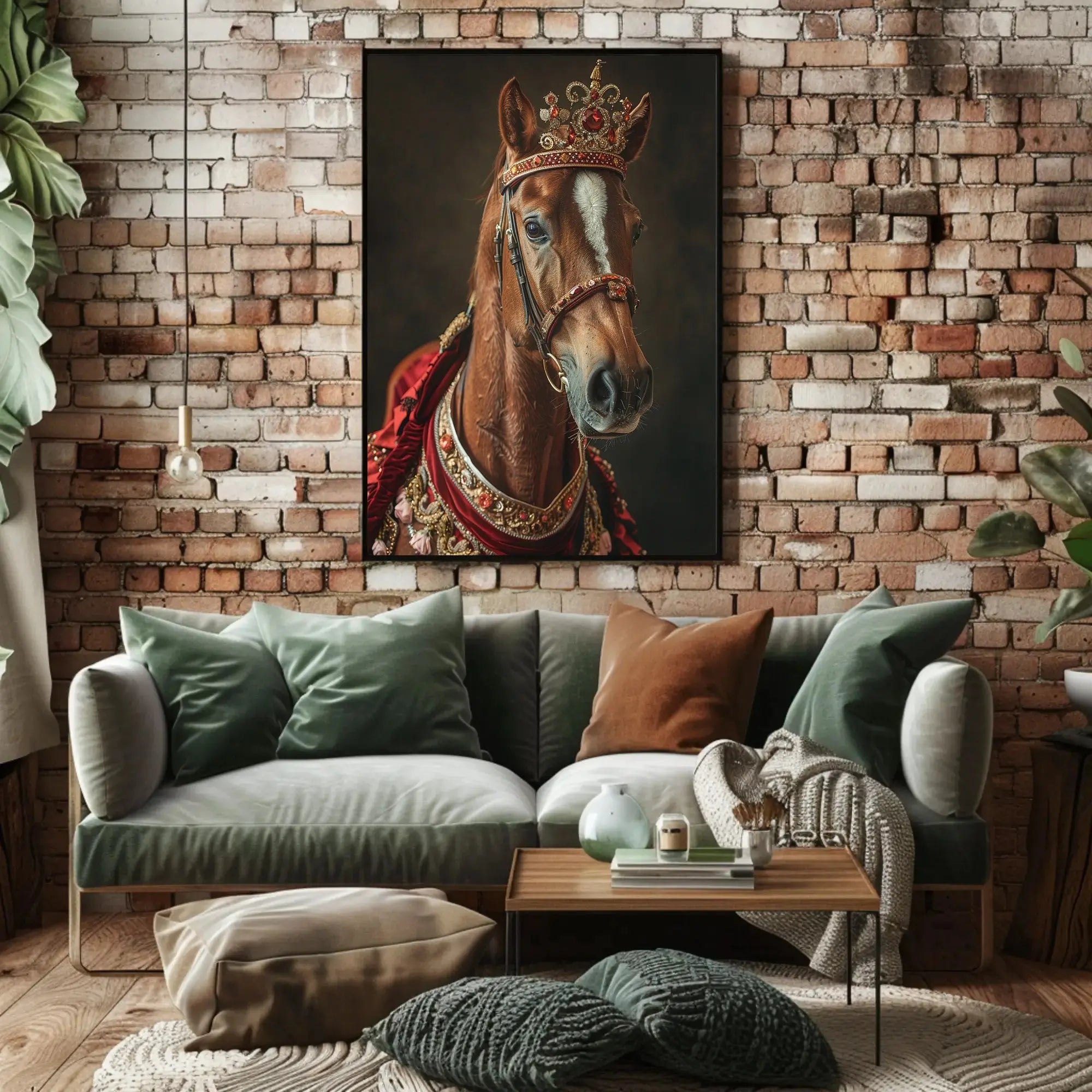 Regal Horse Portrait Art Animal Poster PosterGoat