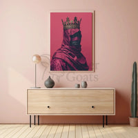Regal Mystery Unveiled: Intricate Crown Heritage Poster PosterGoat