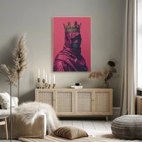 Regal Mystery Unveiled: Intricate Crown Heritage Poster PosterGoat