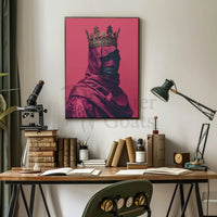 Regal Mystery Unveiled: Intricate Crown Heritage Poster PosterGoat