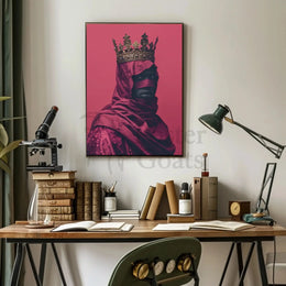 Regal Mystery Unveiled: Intricate Crown Heritage Poster PosterGoat