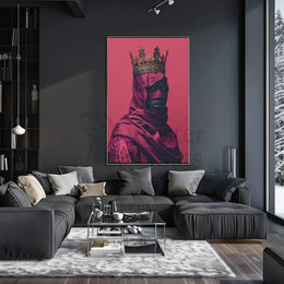 Regal Mystery Unveiled: Intricate Crown Heritage Poster PosterGoat