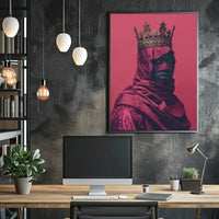 Regal Mystery Unveiled: Intricate Crown Heritage Poster PosterGoat