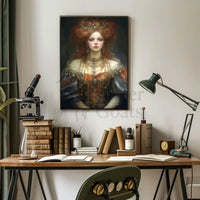 Regal Renaissance Woman Historical Masterpiece Poster PosterGoat