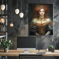 Regal Renaissance Woman Historical Masterpiece Poster PosterGoat