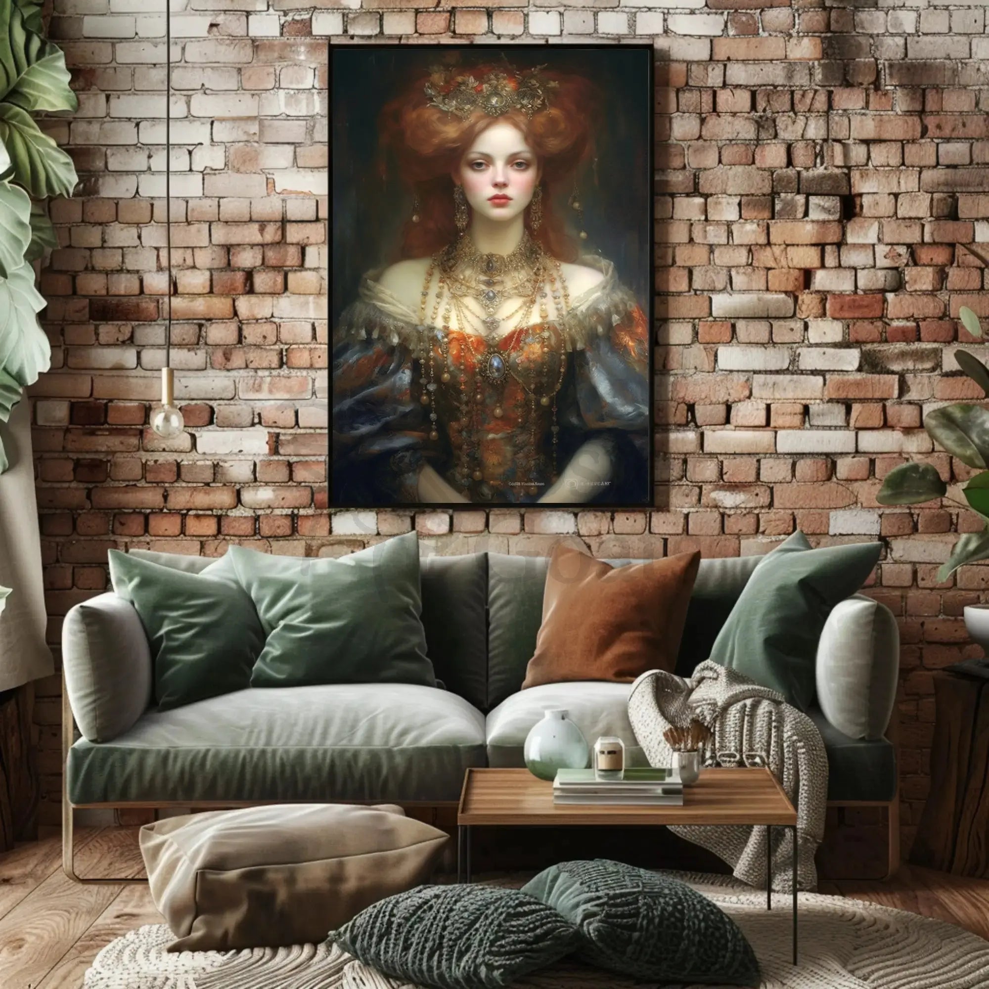 Regal Renaissance Woman Historical Masterpiece Poster PosterGoat