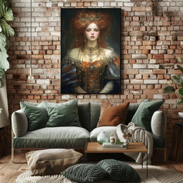 Regal Renaissance Woman Historical Masterpiece Poster PosterGoat