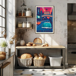 Reno Retro Casino Vibes Travel Poster PosterGoat