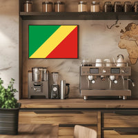 Republic of the Congo Flag Country Flag Poster PosterGoat