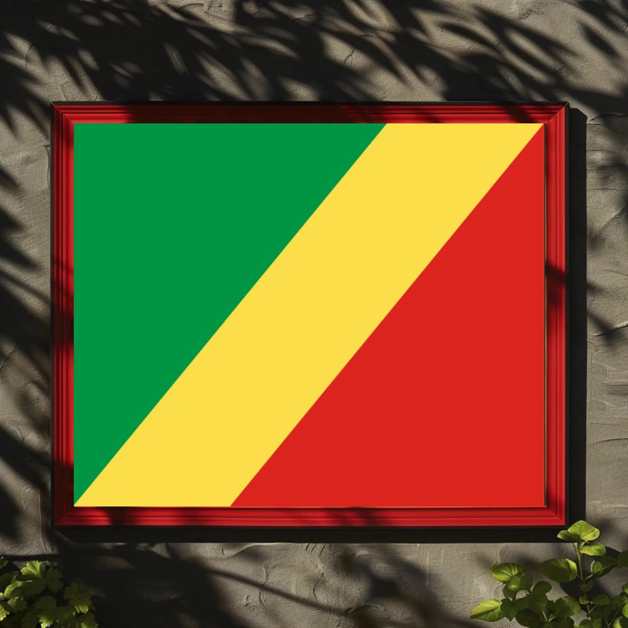 Republic of the Congo Flag Country Flag Poster PosterGoat