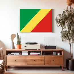 Republic of the Congo Flag Country Flag Poster PosterGoat