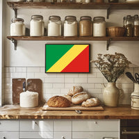 Republic of the Congo Flag Country Flag Poster PosterGoat
