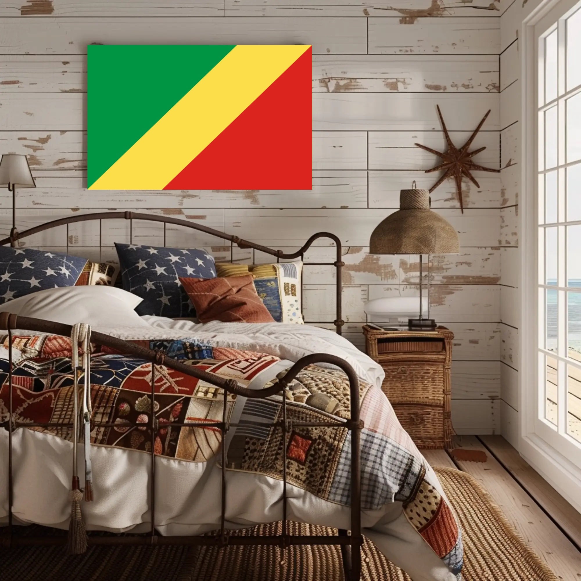 Republic of the Congo Flag Country Flag Poster PosterGoat