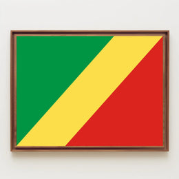 Republic of the Congo Flag Country Flag Poster PosterGoat