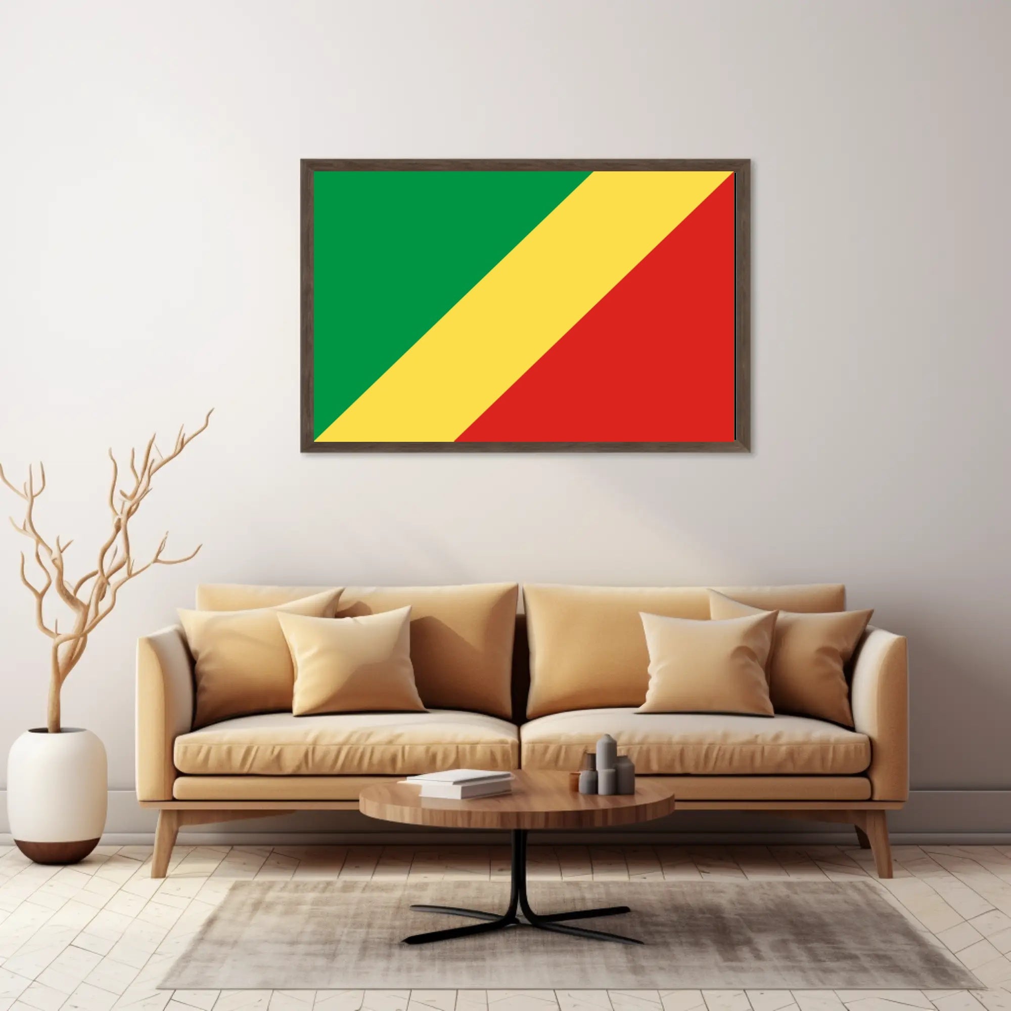 Republic of the Congo Flag Country Flag Poster PosterGoat