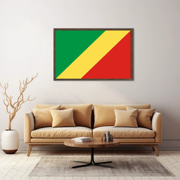 Republic of the Congo Flag Country Flag Poster PosterGoat