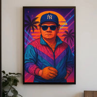 Retro New York 80s Vibe Pop Culture Poster PosterGoat