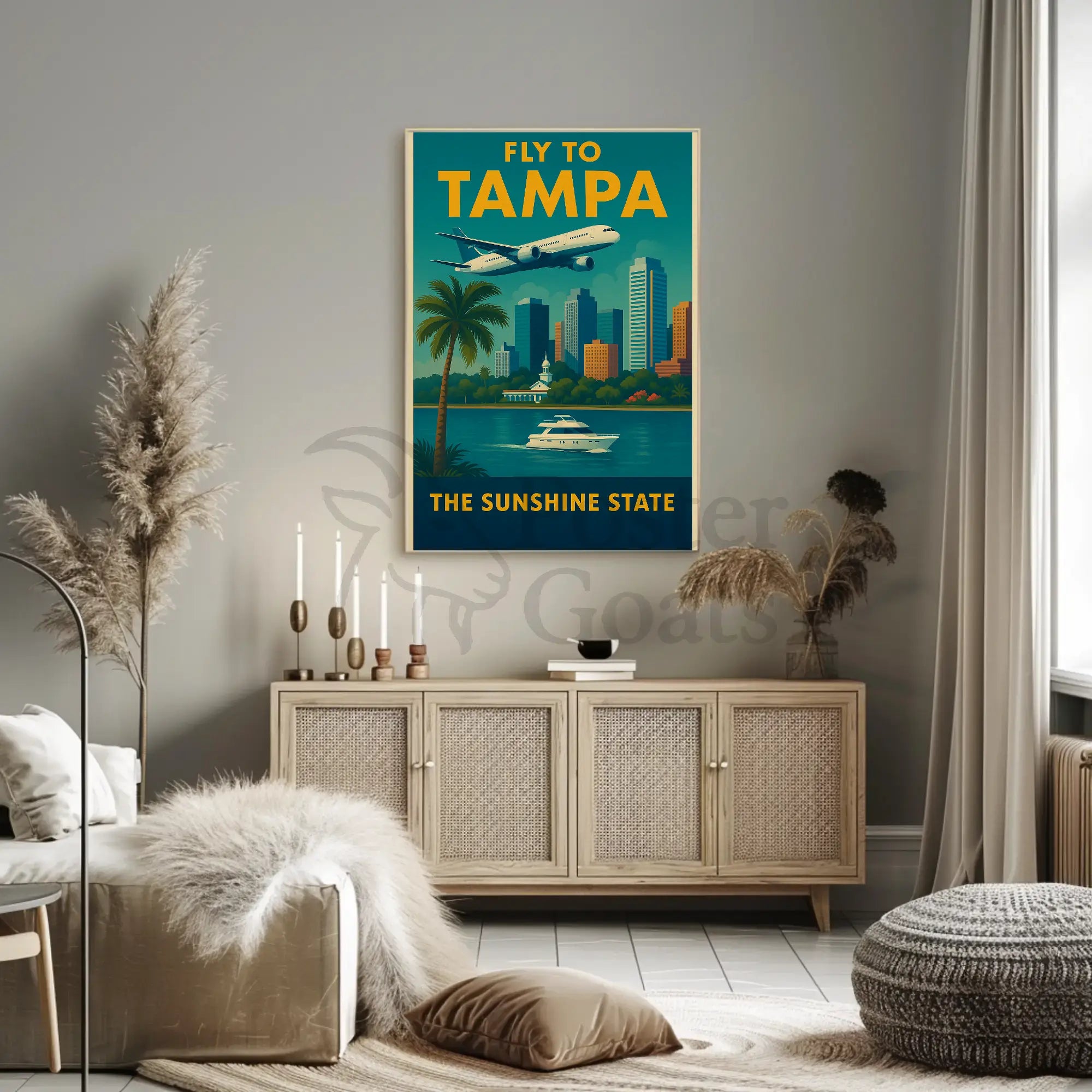 Retro Tampa Travel Adventure Edition Vintage Travel Poster PosterGoat