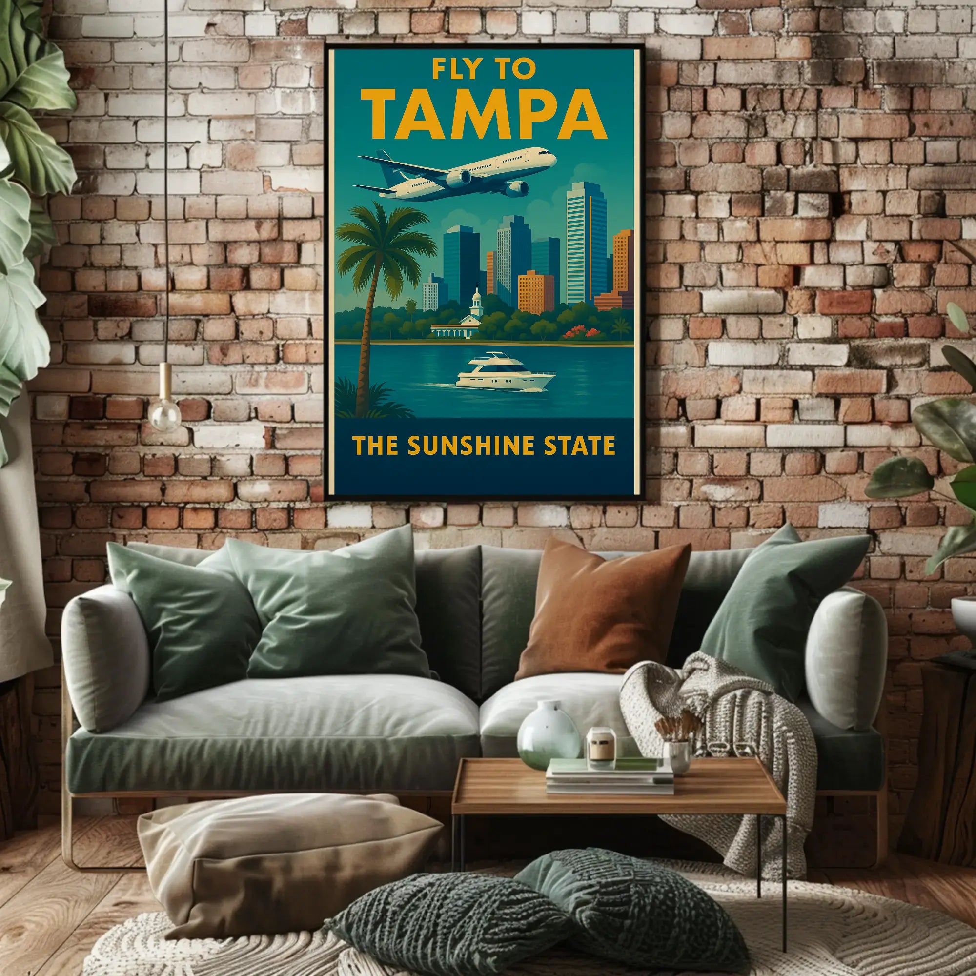 Retro Tampa Travel Adventure Edition Vintage Travel Poster PosterGoat