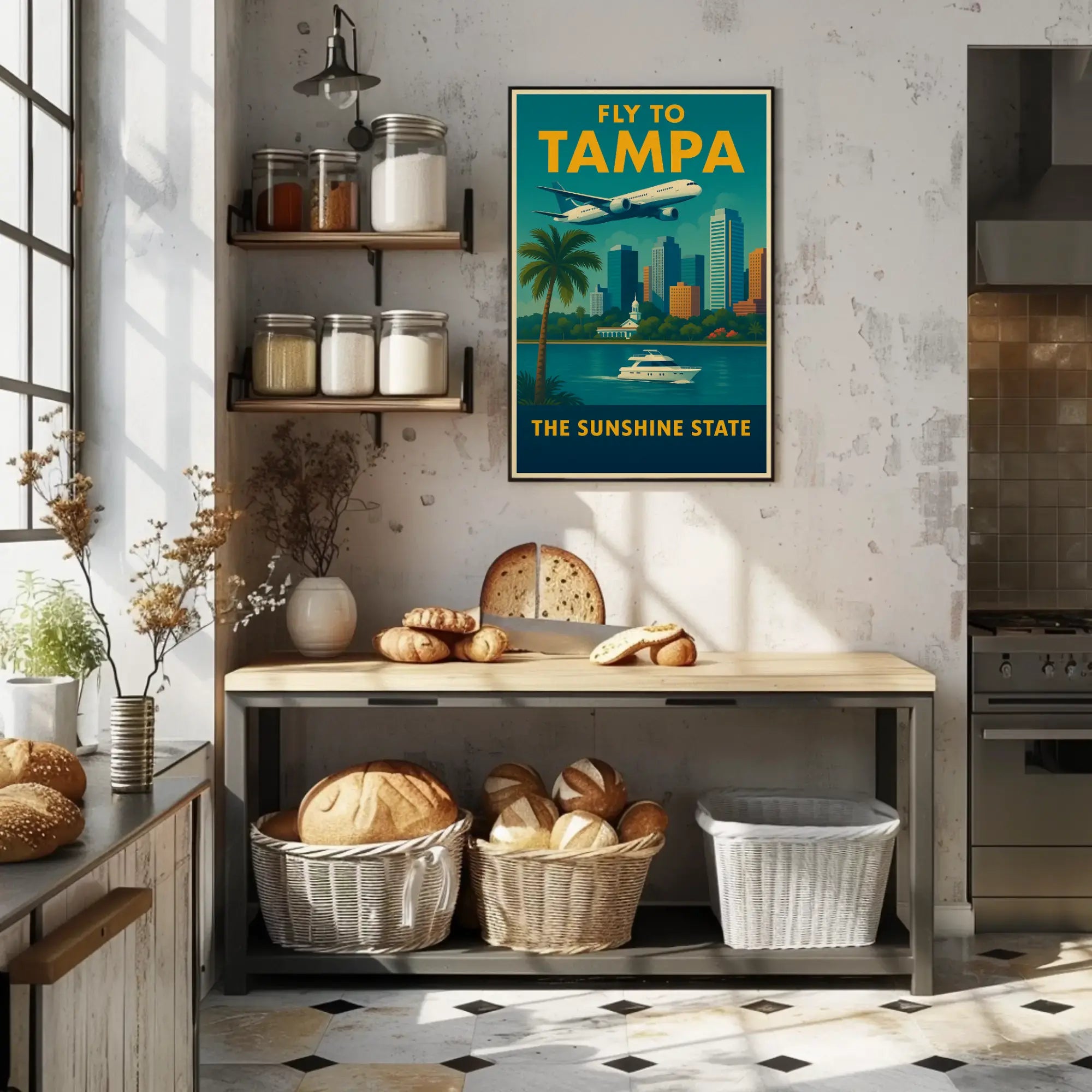 Retro Tampa Travel Adventure Edition Vintage Travel Poster PosterGoat