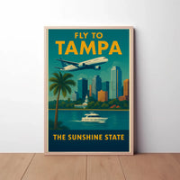 Retro Tampa Travel Adventure Edition Vintage Travel Poster PosterGoat