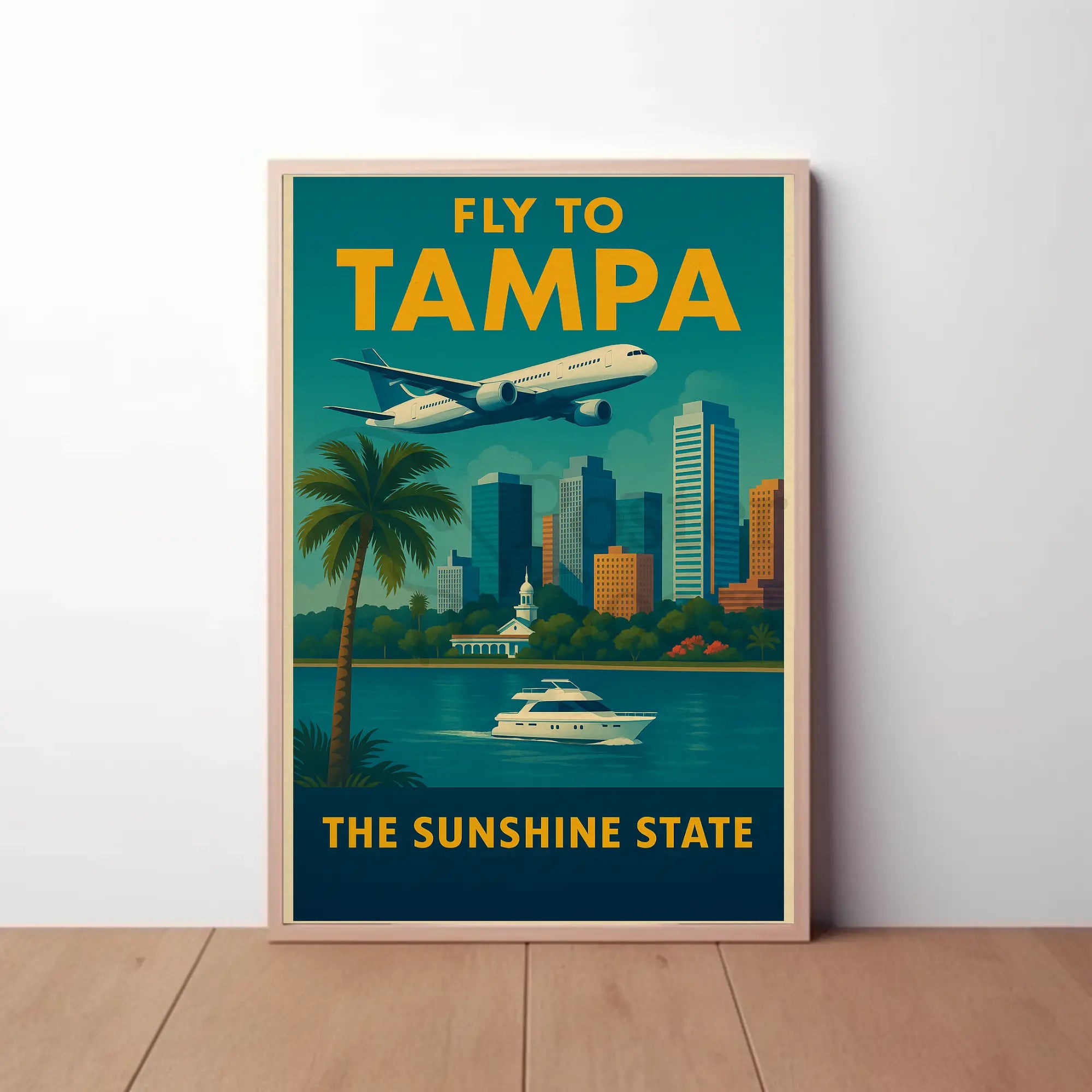 Retro Tampa Travel Adventure Edition Vintage Travel Poster PosterGoat