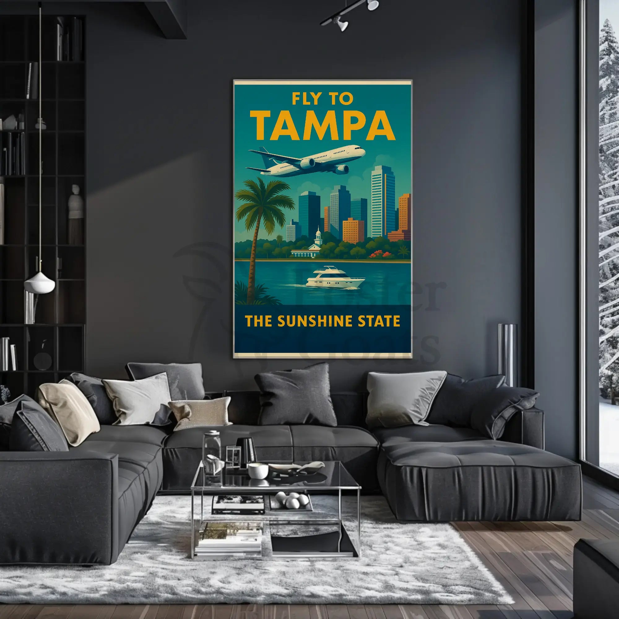 Retro Tampa Travel Adventure Edition Vintage Travel Poster PosterGoat