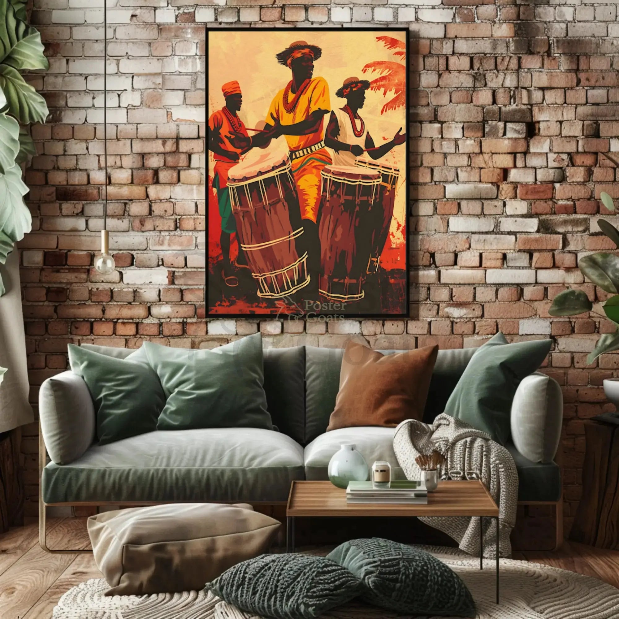 Rhythmic Celebration in Vibrant Culture Heritage Poster PosterGoat