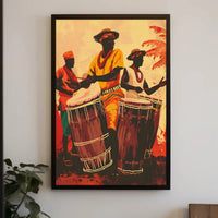 Rhythmic Celebration in Vibrant Culture Heritage Poster PosterGoat