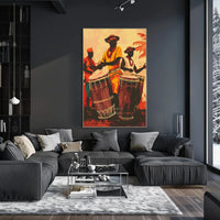 Rhythmic Celebration in Vibrant Culture Heritage Poster PosterGoat