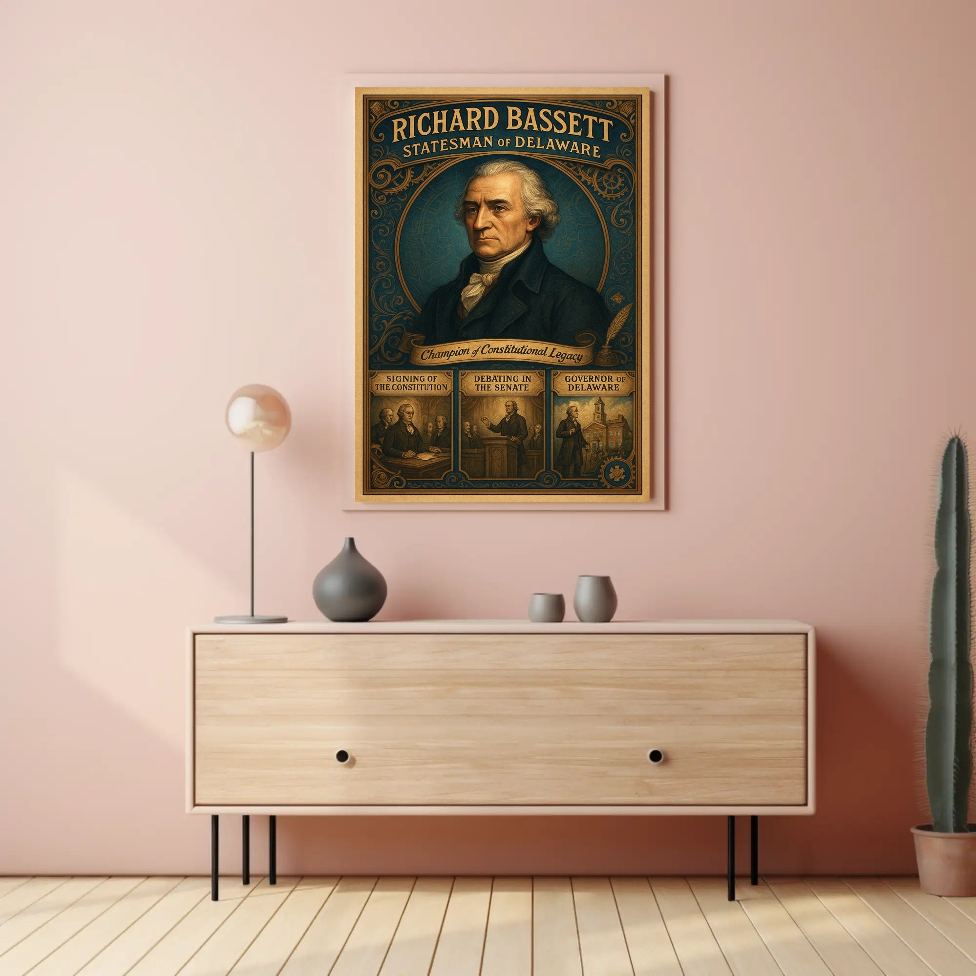 Richard Bassett Statesman Of Delaware Poster PosterGoat