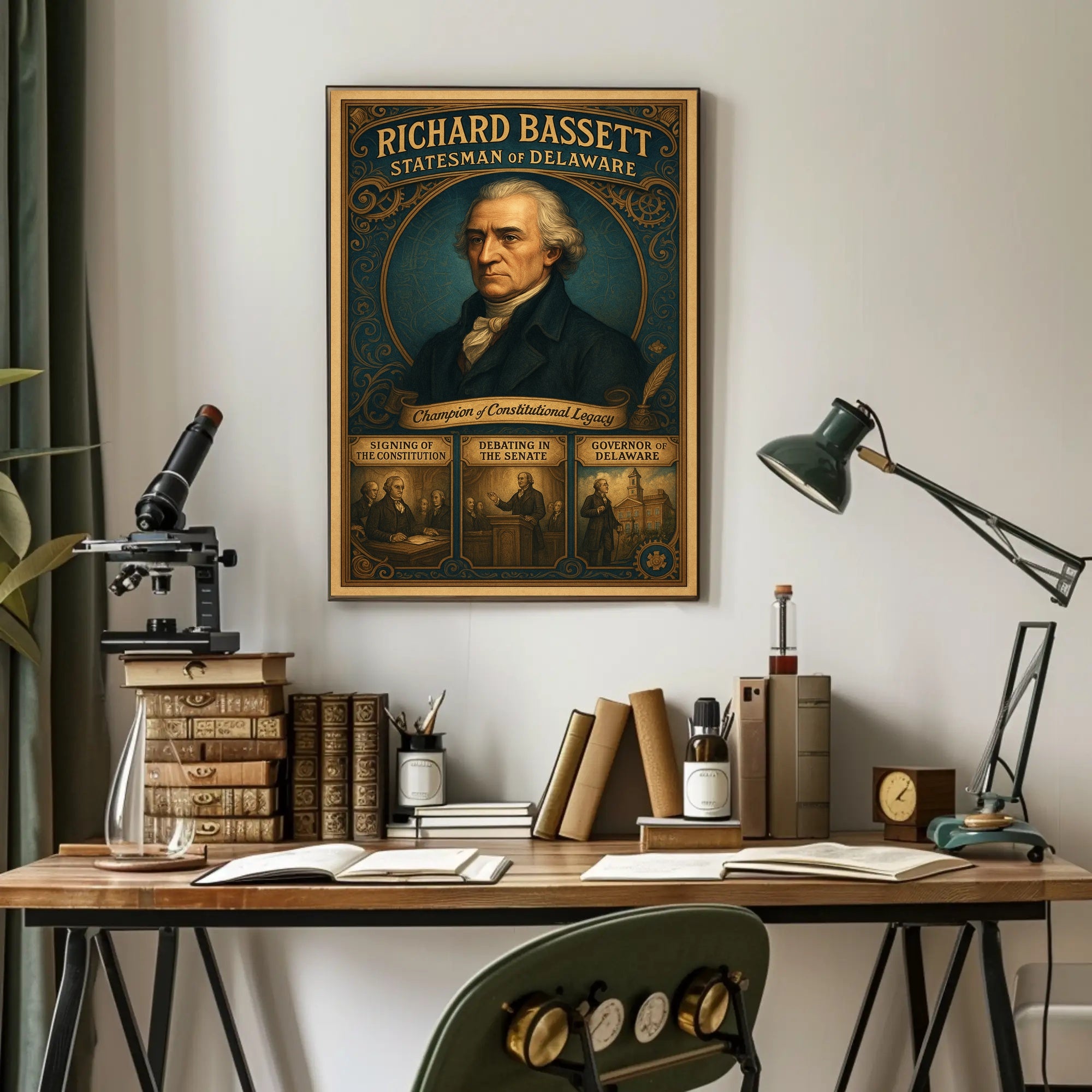 Richard Bassett Statesman Of Delaware Poster PosterGoat