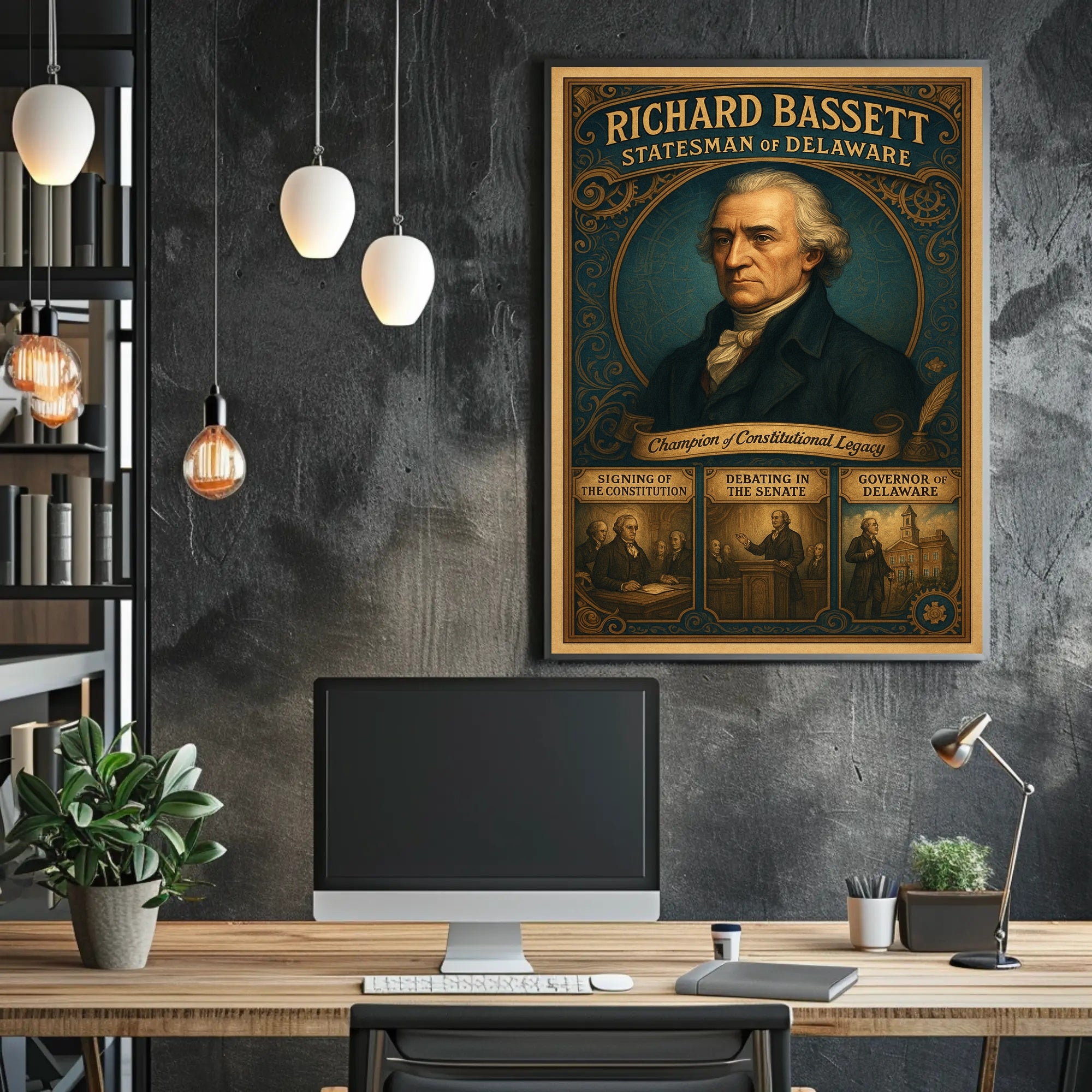 Richard Bassett Statesman Of Delaware Poster PosterGoat