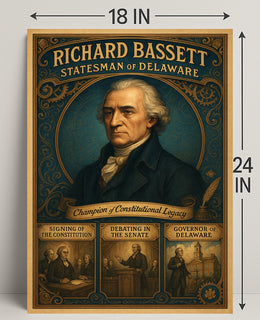 Richard Bassett Statesman Of Delaware Poster PosterGoat