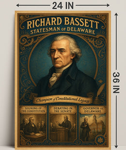 Richard Bassett Statesman Of Delaware Poster PosterGoat