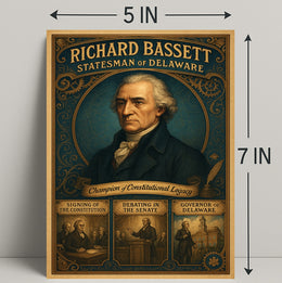 Richard Bassett Statesman Of Delaware Poster PosterGoat