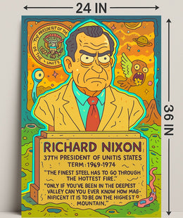 Richard Nixon 37Th President Poster PosterGoat
