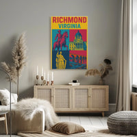Richmond Virginia Heritage Pop Culture Poster PosterGoat