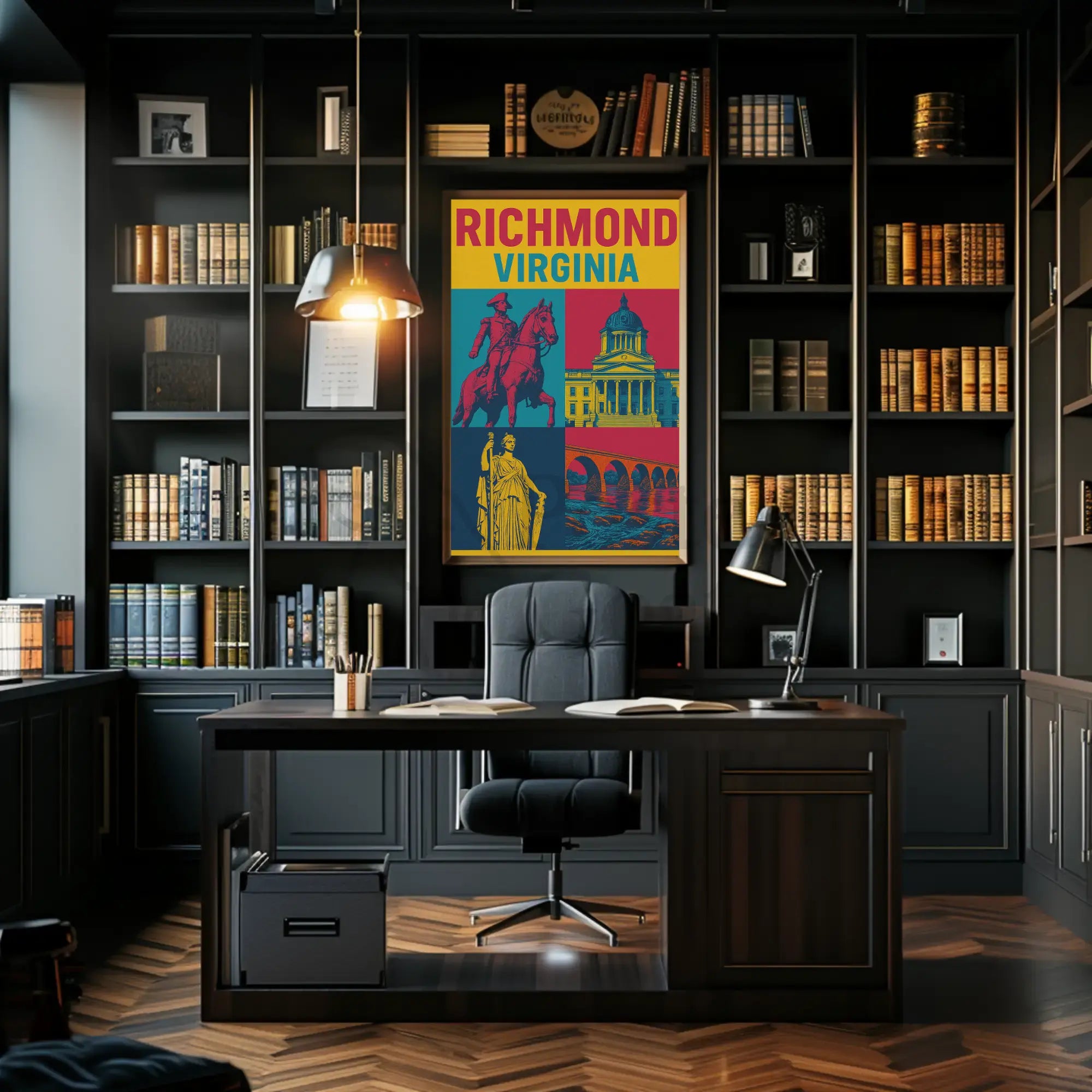 Richmond Virginia Heritage Pop Culture Poster PosterGoat