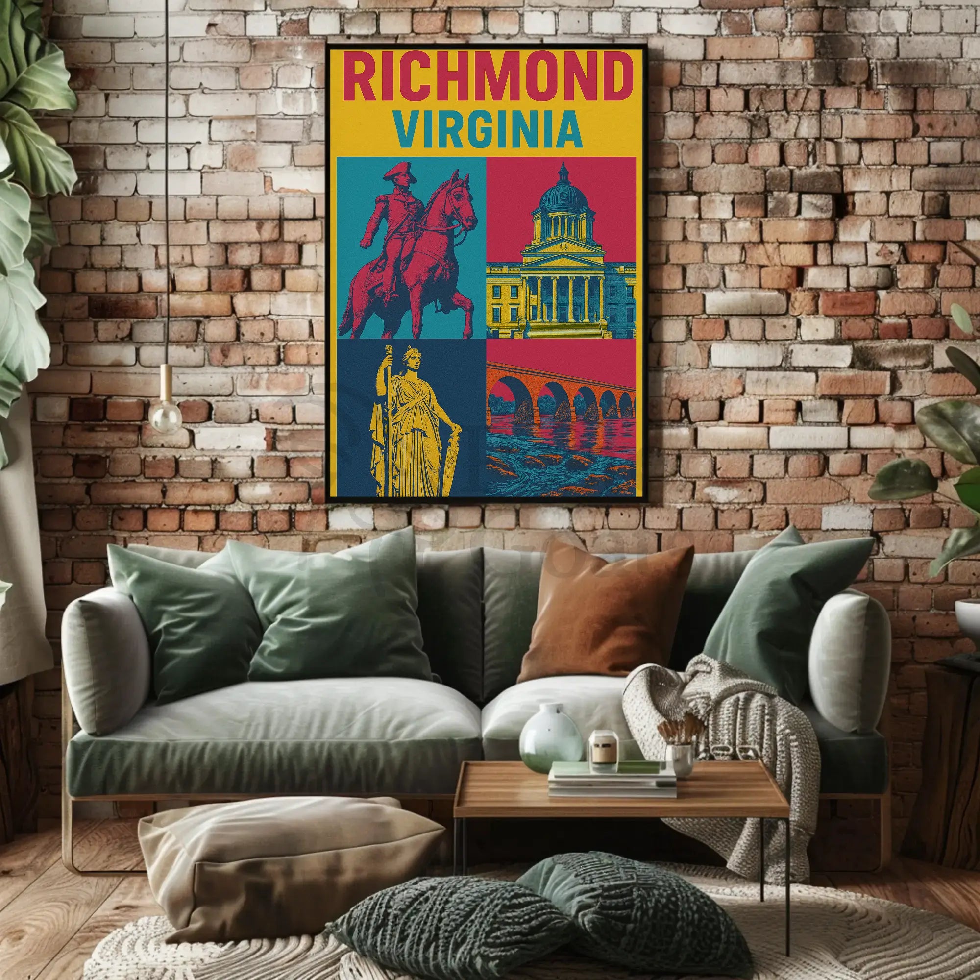 Richmond Virginia Heritage Pop Culture Poster PosterGoat