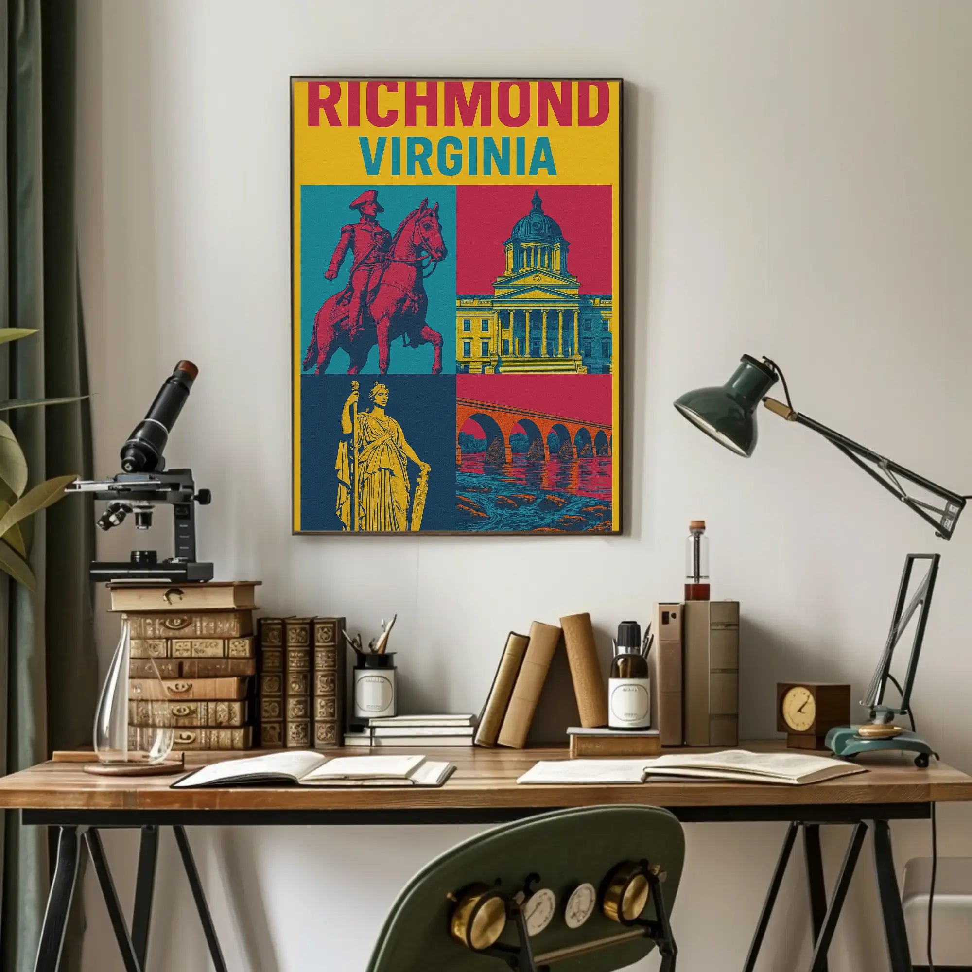 Richmond Virginia Heritage Pop Culture Poster PosterGoat