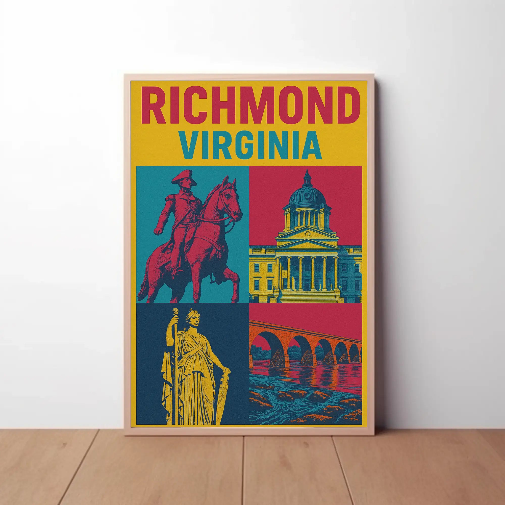 Richmond Virginia Heritage Pop Culture Poster PosterGoat