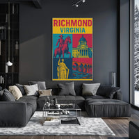 Richmond Virginia Heritage Pop Culture Poster PosterGoat