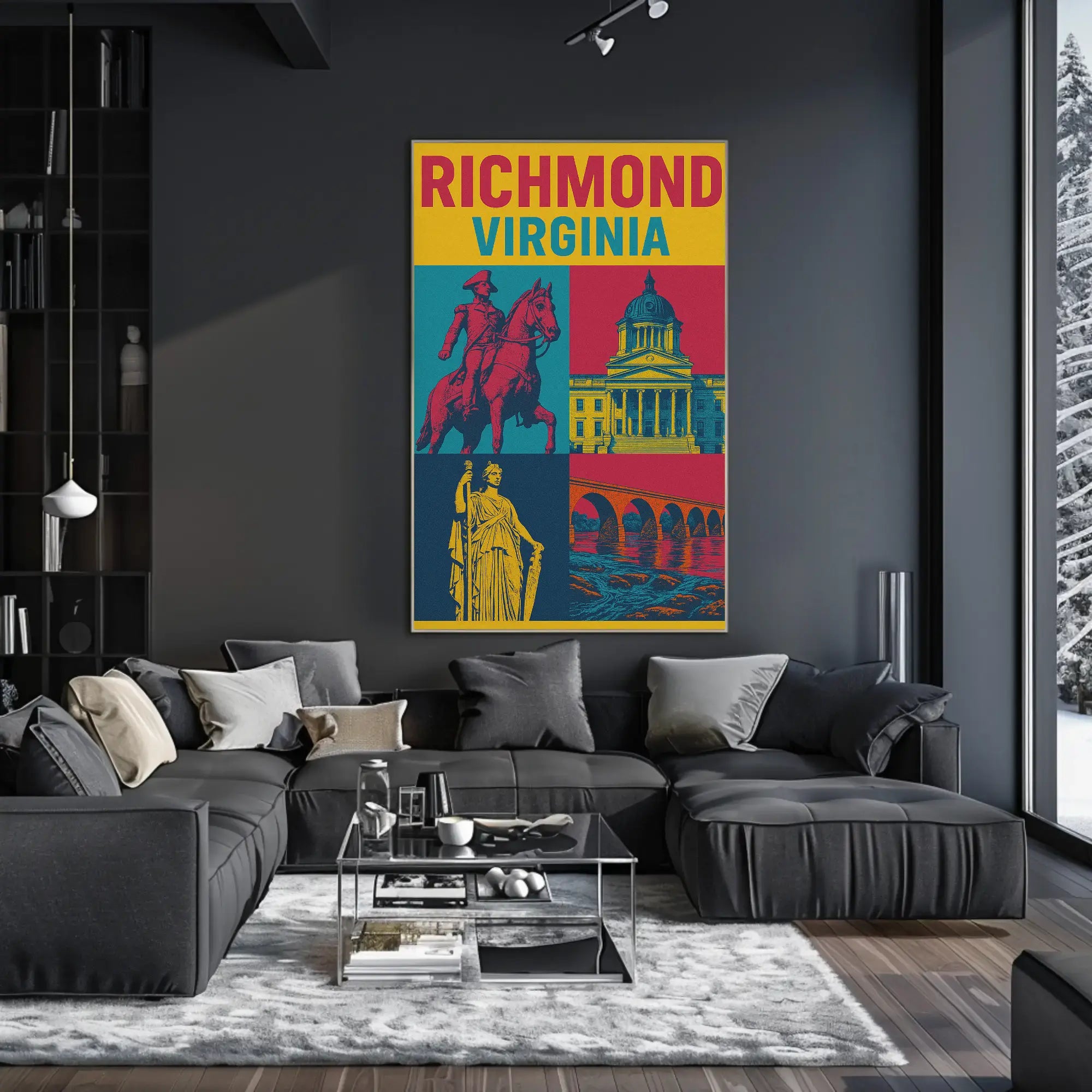 Richmond Virginia Heritage Pop Culture Poster PosterGoat
